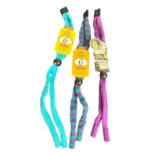 Chums LIttle Chums Eyeglasses Retainer Cord 3 Pack Blue Purple 1- Striped New